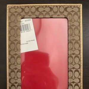 New Coach Signature Picture Frame